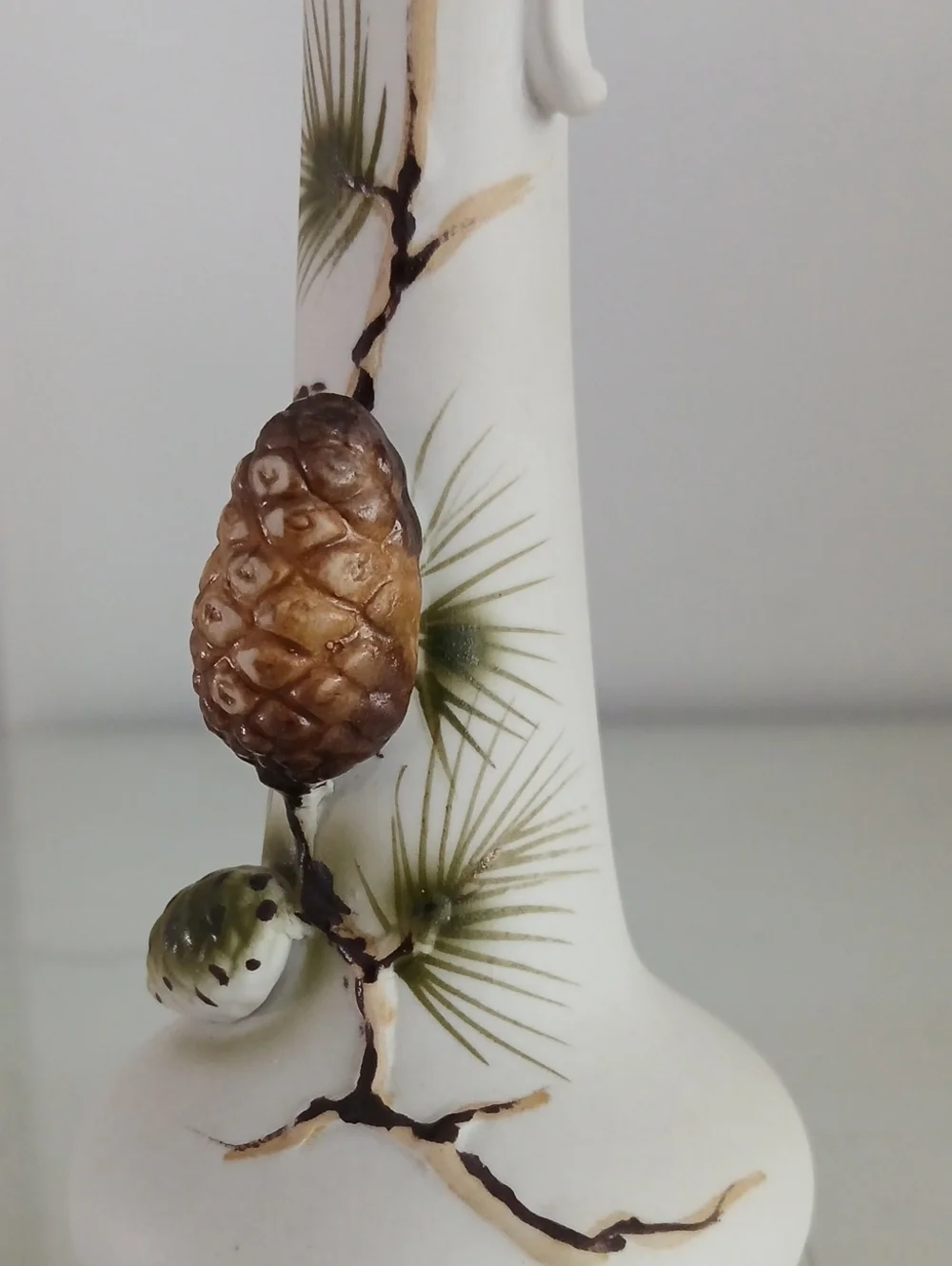 Vintage Lefton Pinecone Bud Vase 7